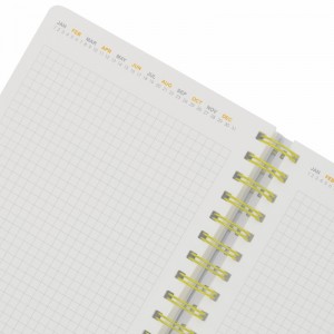 Sổ kế hoạch học tập lò xo kép Study Planner A5 160 trang 120/76; MS: 946