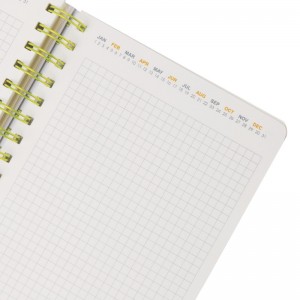Sổ kế hoạch học tập lò xo kép Study Planner A5 160 trang 120/76; MS: 946