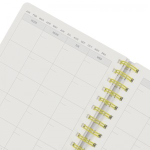 Sổ kế hoạch học tập lò xo kép Study Planner A5 160 trang 120/76; MS: 946