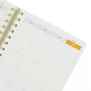 Sổ kế hoạch học tập lò xo kép Study Planner A5 160 trang 120/76; MS: 946