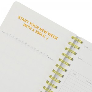 Sổ kế hoạch học tập lò xo kép Study Planner A5 160 trang 120/76; MS: 946