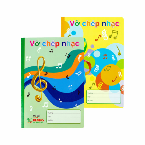 Vở chép nhạc B5¯ 36 trang 70/92; MS: 007