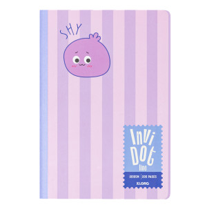 Vở kẻ ngang may dán gáy InviDot Line Emotions B5 200 trang 100/76; MS: 203