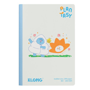 Vở kẻ ngang may dán gáy InviDot Line Plantasy B5 200 trang 100/76; MS: 219