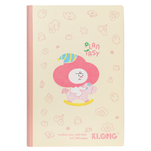 Sổ kẻ ngang may dán gáy InviDot Line Plantasy A4 300 trang 100/76; MS: 223