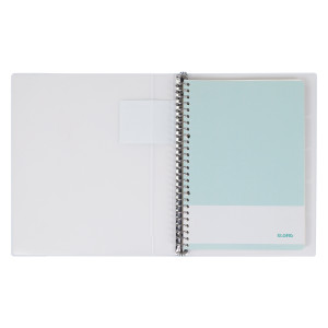 Sổ kẻ ngang nét đứt kẹp còng sắt B5 100 tờ 100/76; MS: 531