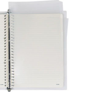 Sổ kẻ ngang nét đứt kẹp còng sắt B5 100 tờ 100/76; MS: 531