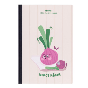 Vở kẻ ngang may dán gáy InviDot Line B5 200 trang 100/76: MS: 842