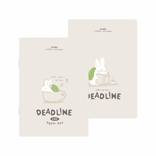 Vở kẻ ngang ghim InviDot Line Deadline B5 120 trang 70/76; MS: 874