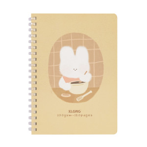 Sổ kẻ ngang lò xo nhựa mềm InviDot Line My Pet Life B6 120 trang 100/76 ; MS: 943
