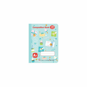 Sổ kẻ ngang may dán gáy Composition Book A7 160 trang 58/92; MS 302