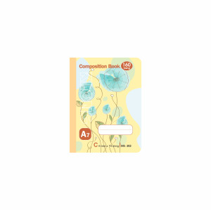 Sổ kẻ ngang may dán gáy Composition Book A7 160 trang 58/92; MS 302