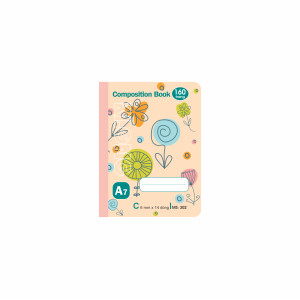 Sổ kẻ ngang may dán gáy Composition Book A7 160 trang 58/92; MS 302