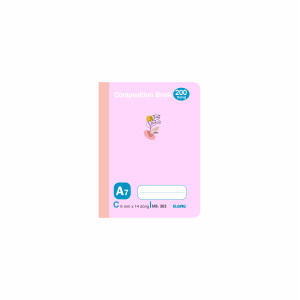 Sổ kẻ ngang may dán gáy Composition Book A7 200 trang 58/92; MS 303