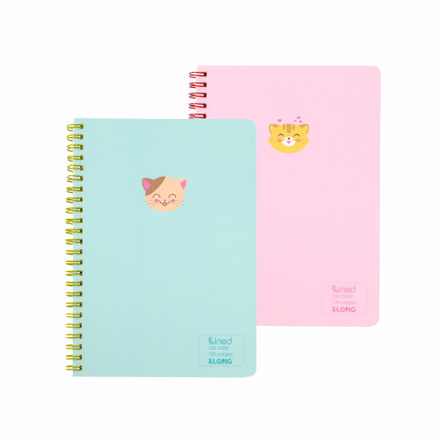 Sổ kẻ ngang lò xo kép A5 120 trang 100/76; MS: 537