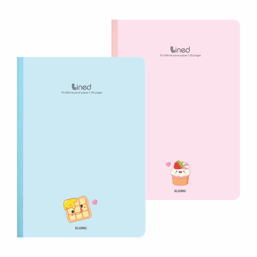 Sổ kẻ ngang may dán gáy A4 120 trang 70/76; MS: 849