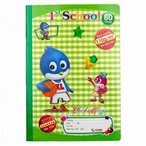 Vở 5 ô ly 1st School B5¯ 80 trang 110/92; MS: 034