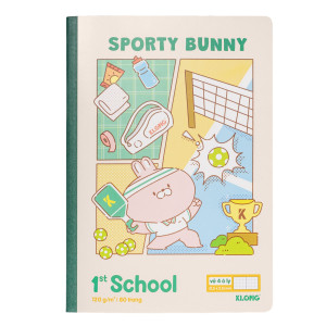 Vở 4 ô ly may dán gáy 1st School Comic World B5¯ 80 trang 120/92; MS: 071