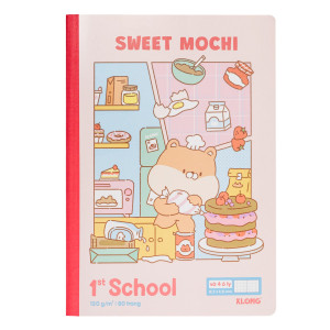 Vở 4 ô ly may dán gáy 1st School Comic World B5¯ 80 trang 120/92; MS: 071