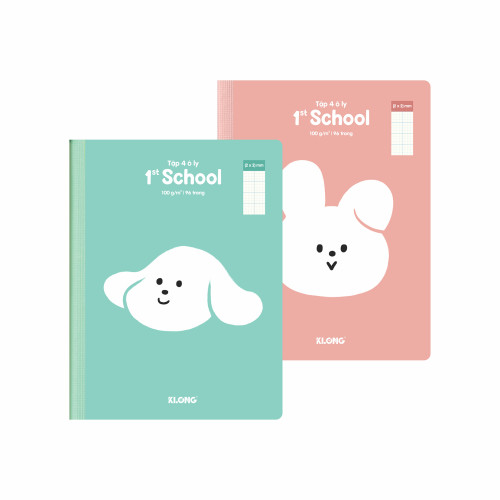 Tập học sinh 4 ô ly (2 x 2) mm A5 lỡ 96 trang 100/76; MS: 085