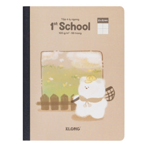 Tập học sinh 4 ly ngang 1st School My Pet Life A5 lỡ 96 trang 100/76 ; MS: 090
