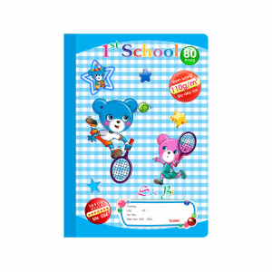 Vở 5 ô ly 1st School B5¯ 80 trang 110/92; MS: 034