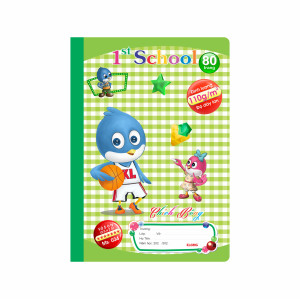 Vở 5 ô ly 1st School B5¯ 80 trang 110/92; MS: 034