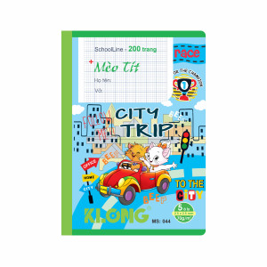 Vở 5 ô ly SchoolLine B5 200 trang 70/92; MS 044