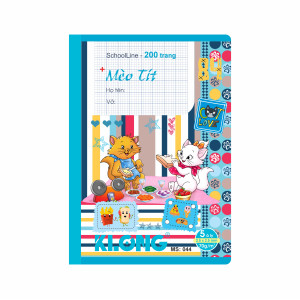 Vở 5 ô ly SchoolLine B5 200 trang 70/92; MS 044