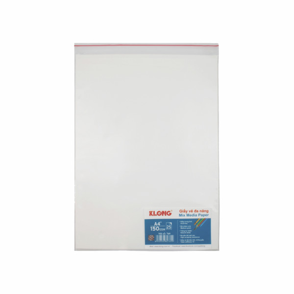 Giấy vẽ đa năng cao cấp A4+ 25 tờ 150 g/m²; MS: 769