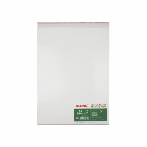 Giấy vẽ đa năng cao cấp A4+ 20 tờ 250 g/m²; MS: 774