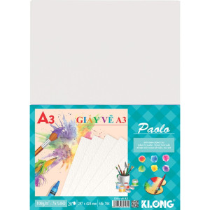 Giấy vẽ A3 20 tờ/tập 100/76; MS: 704